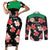 Custom Saint Kitts and Nevis Cricket Couples Matching Short Sleeve Bodycon Dress and Long Sleeve Button Shirt 2025 Go Patriots Tropical Style - Wonder Print Shop