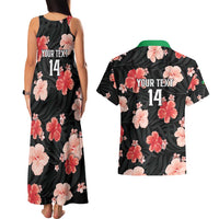 Custom Saint Kitts and Nevis Cricket Couples Matching Tank Maxi Dress and Hawaiian Shirt 2025 Go Patriots Tropical Style - Wonder Print Shop