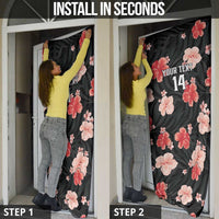 Saint Kitts and Nevis Cricket Door Cover 2025 Go Patriots Tropical Style - Wonder Print Shop