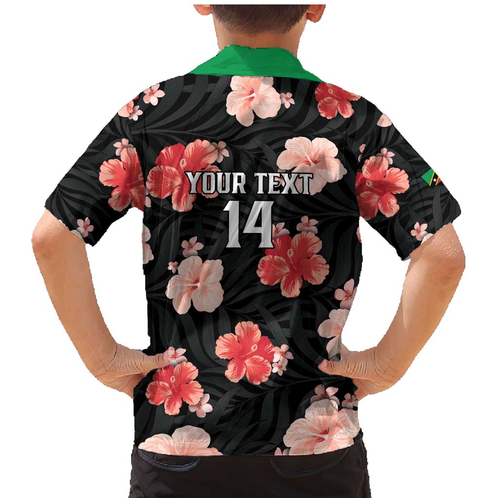 Custom Saint Kitts and Nevis Cricket Family Matching Mermaid Dress and Hawaiian Shirt 2025 Go Patriots Tropical Style - Wonder Print Shop