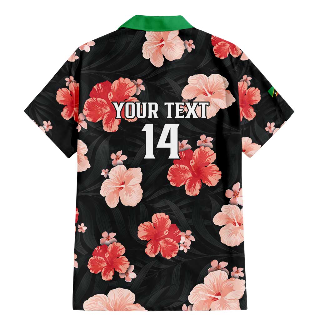 Custom Saint Kitts and Nevis Cricket Family Matching Mermaid Dress and Hawaiian Shirt 2025 Go Patriots Tropical Style - Wonder Print Shop