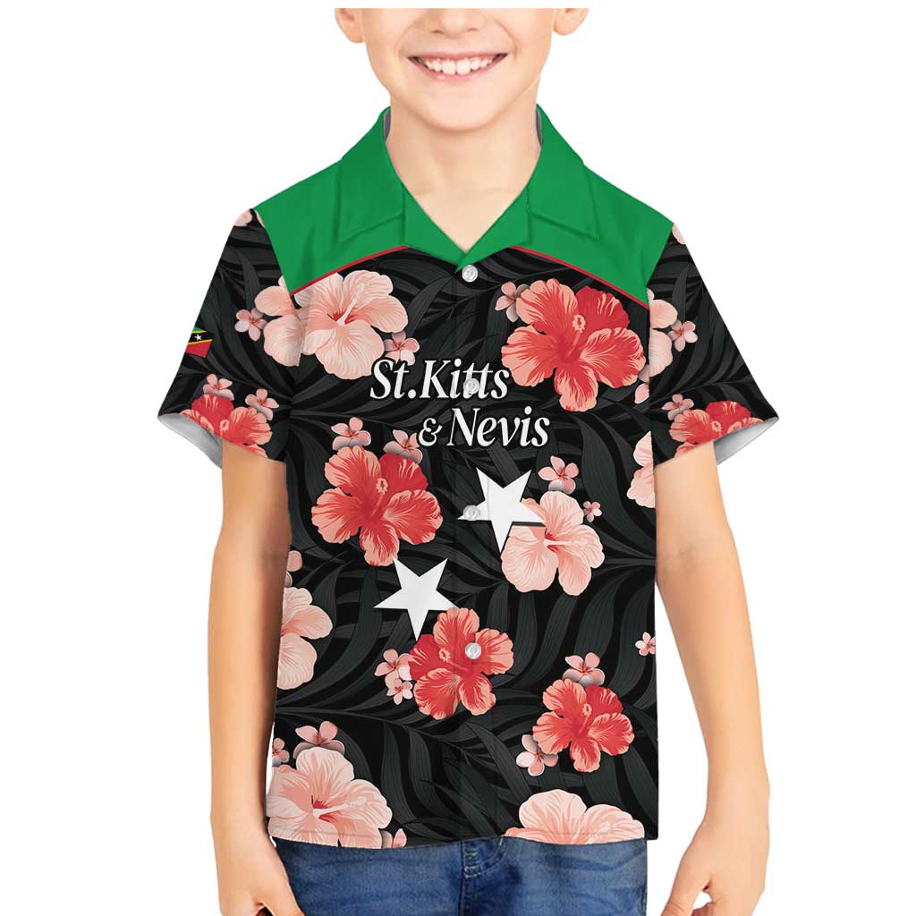 Custom Saint Kitts and Nevis Cricket Family Matching Mermaid Dress and Hawaiian Shirt 2025 Go Patriots Tropical Style - Wonder Print Shop