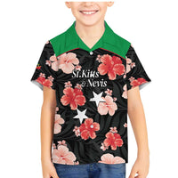 Custom Saint Kitts and Nevis Cricket Family Matching Mermaid Dress and Hawaiian Shirt 2025 Go Patriots Tropical Style - Wonder Print Shop