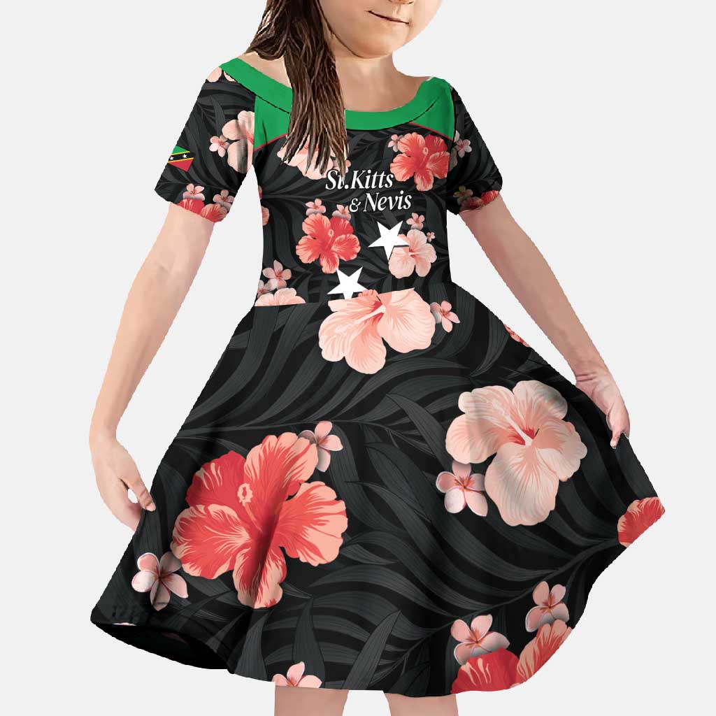 Custom Saint Kitts and Nevis Cricket Family Matching Tank Maxi Dress and Hawaiian Shirt 2025 Go Patriots Tropical Style - Wonder Print Shop