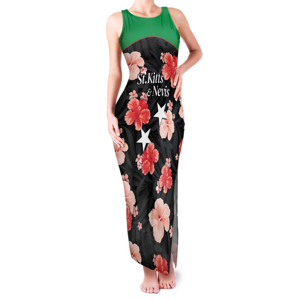 Custom Saint Kitts and Nevis Cricket Family Matching Tank Maxi Dress and Hawaiian Shirt 2025 Go Patriots Tropical Style - Wonder Print Shop