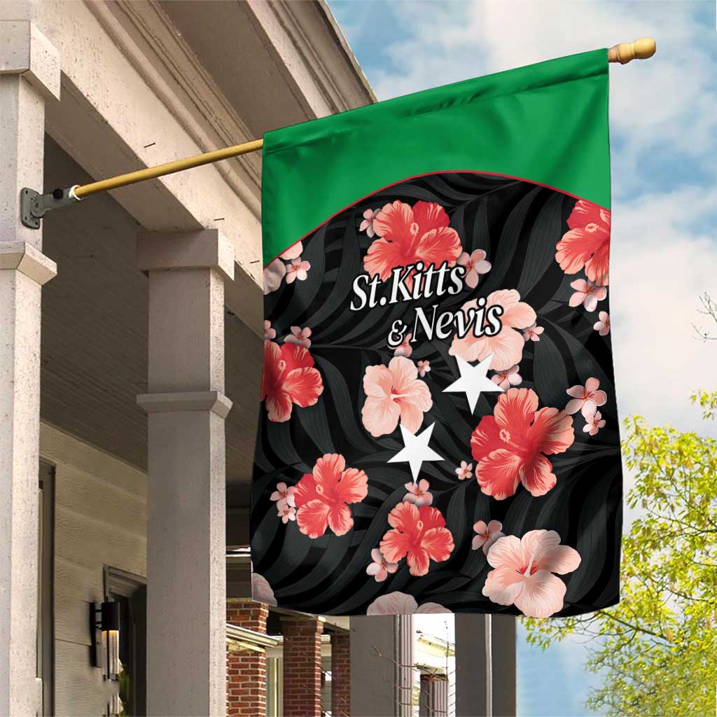 Saint Kitts and Nevis Cricket Garden Flag 2025 Go Patriots Tropical Style - Wonder Print Shop