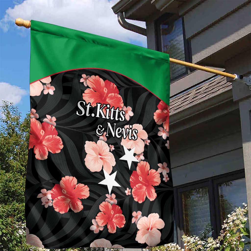 Saint Kitts and Nevis Cricket Garden Flag 2025 Go Patriots Tropical Style - Wonder Print Shop