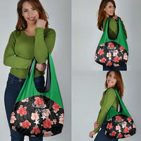 Saint Kitts and Nevis Cricket Grocery Bag 2025 Go Patriots Tropical Style - Wonder Print Shop