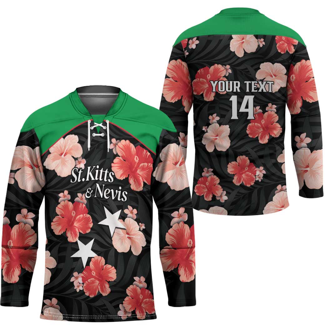 Custom Saint Kitts and Nevis Cricket Hockey Jersey 2025 Go Patriots Tropical Style - Wonder Print Shop
