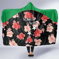 Saint Kitts and Nevis Cricket Hooded Blanket 2025 Go Patriots Tropical Style - Wonder Print Shop