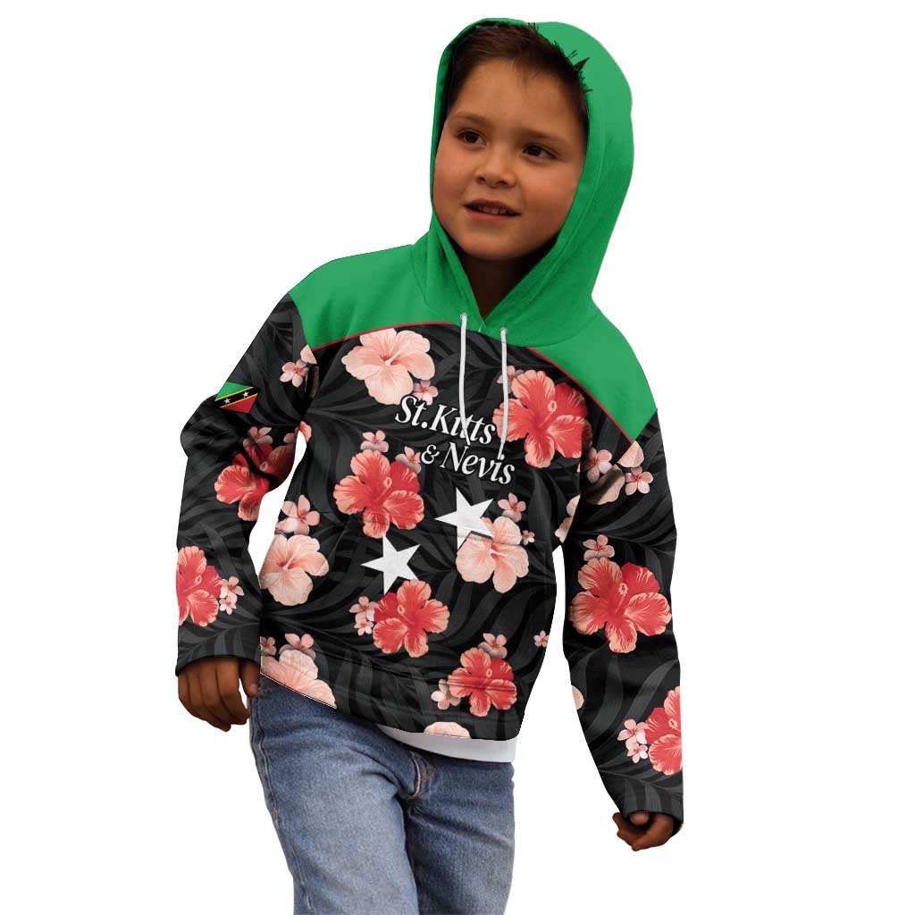 Custom Saint Kitts and Nevis Cricket Kid Hoodie 2025 Go Patriots Tropical Style - Wonder Print Shop
