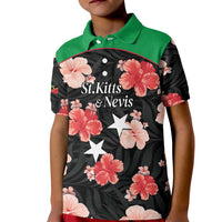 Custom Saint Kitts and Nevis Cricket Kid Polo Shirt 2025 Go Patriots Tropical Style - Wonder Print Shop