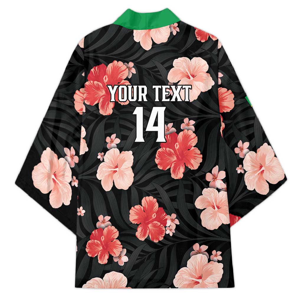 Custom Saint Kitts and Nevis Cricket Kimono 2025 Go Patriots Tropical Style - Wonder Print Shop