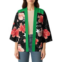 Custom Saint Kitts and Nevis Cricket Kimono 2025 Go Patriots Tropical Style - Wonder Print Shop