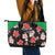 Saint Kitts and Nevis Cricket Leather Tote Bag 2025 Go Patriots Tropical Style - Wonder Print Shop