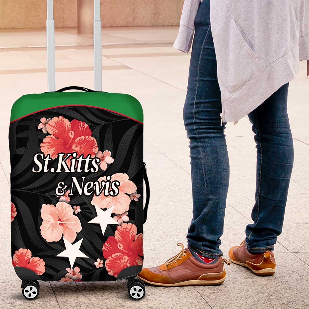 Saint Kitts and Nevis Cricket Luggage Cover 2025 Go Patriots Tropical Style - Wonder Print Shop