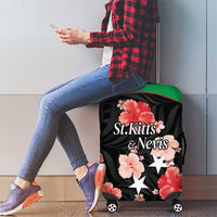 Saint Kitts and Nevis Cricket Luggage Cover 2025 Go Patriots Tropical Style - Wonder Print Shop