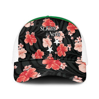 Saint Kitts and Nevis Cricket Mesh Trucker Cap 2025 Go Patriots Tropical Style - Wonder Print Shop