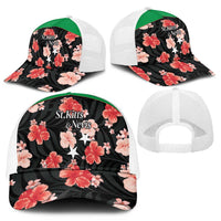 Saint Kitts and Nevis Cricket Mesh Trucker Cap 2025 Go Patriots Tropical Style - Wonder Print Shop