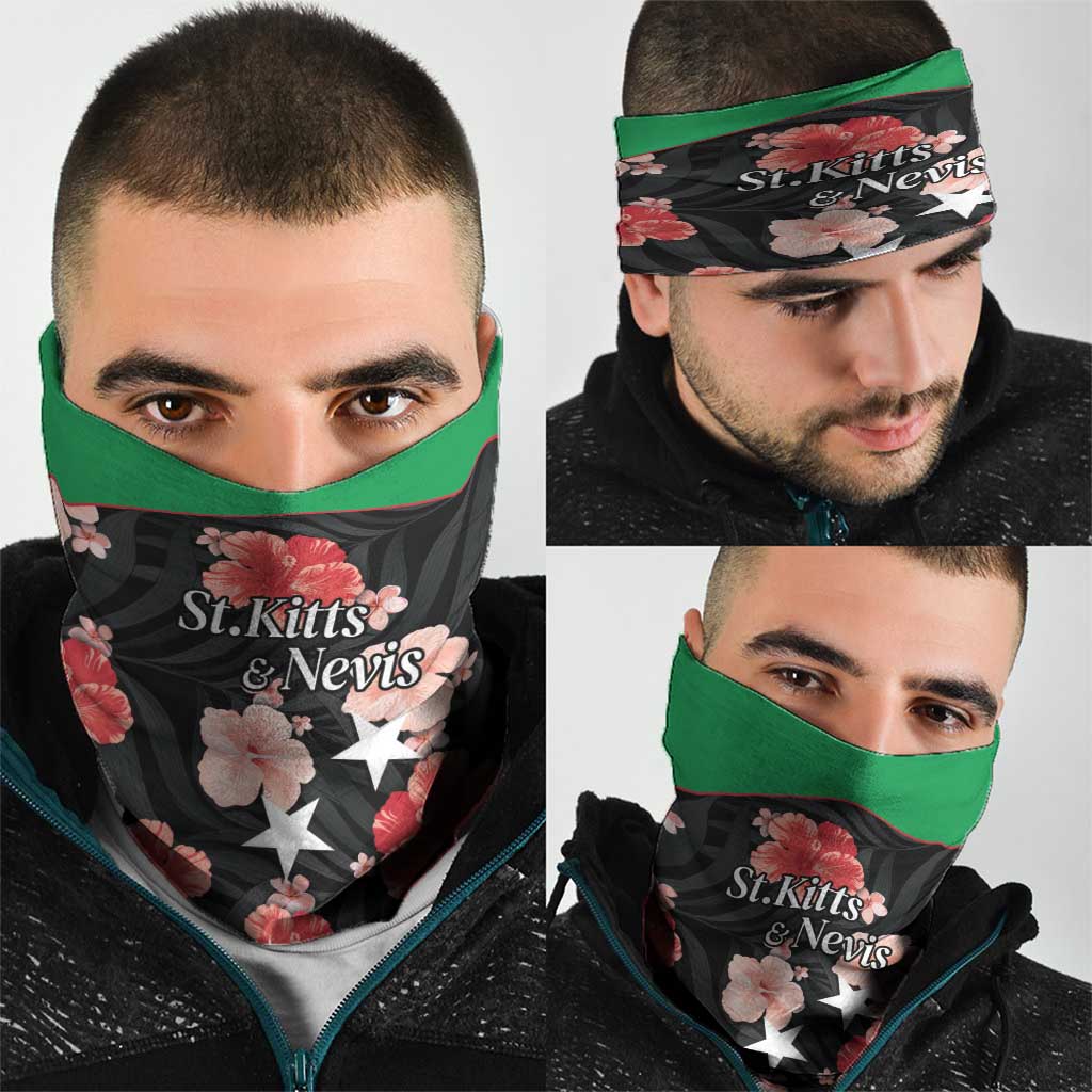Saint Kitts and Nevis Cricket Neck Gaiter 2025 Go Patriots Tropical Style - Wonder Print Shop
