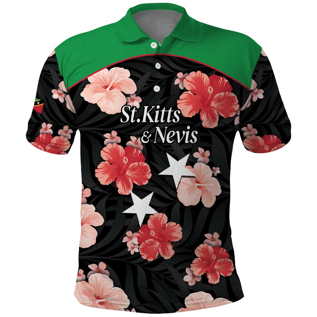 Custom Saint Kitts and Nevis Cricket Polo Shirt 2025 Go Patriots Tropical Style - Wonder Print Shop