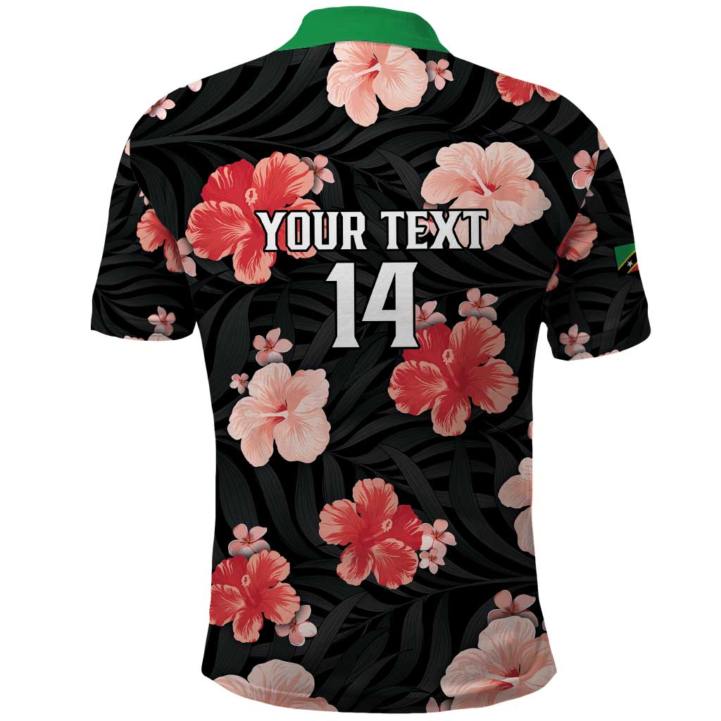 Custom Saint Kitts and Nevis Cricket Polo Shirt 2025 Go Patriots Tropical Style - Wonder Print Shop