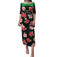 Custom Saint Kitts and Nevis Cricket Puletasi 2025 Go Patriots Tropical Style - Wonder Print Shop