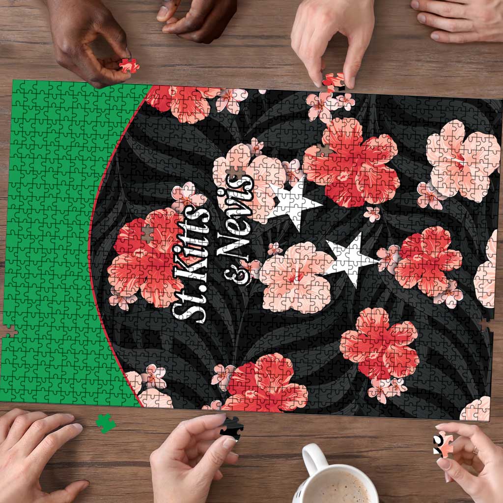 Saint Kitts and Nevis Cricket Puzzle 2025 Go Patriots Tropical Style - Wonder Print Shop