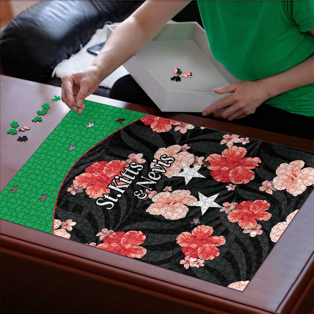 Saint Kitts and Nevis Cricket Puzzle 2025 Go Patriots Tropical Style - Wonder Print Shop