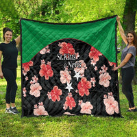 Saint Kitts and Nevis Cricket Quilt 2025 Go Patriots Tropical Style - Wonder Print Shop