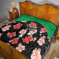 Saint Kitts and Nevis Cricket Quilt 2025 Go Patriots Tropical Style - Wonder Print Shop