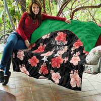 Saint Kitts and Nevis Cricket Quilt 2025 Go Patriots Tropical Style - Wonder Print Shop