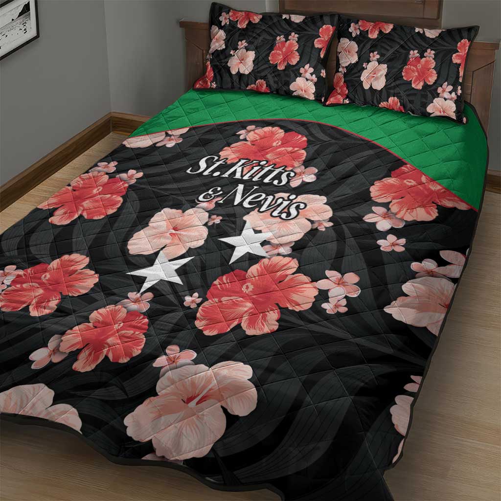 Saint Kitts and Nevis Cricket Quilt Bed Set 2025 Go Patriots Tropical Style - Wonder Print Shop