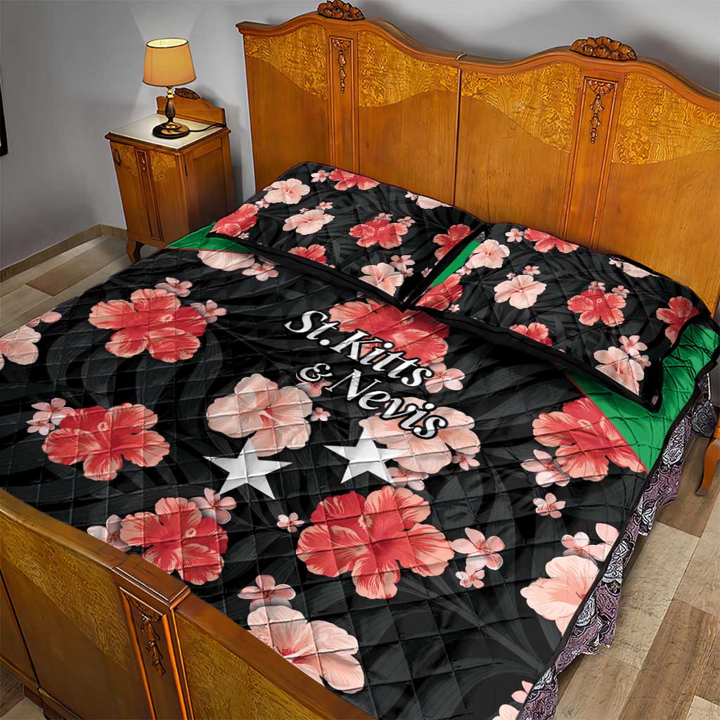 Saint Kitts and Nevis Cricket Quilt Bed Set 2025 Go Patriots Tropical Style - Wonder Print Shop