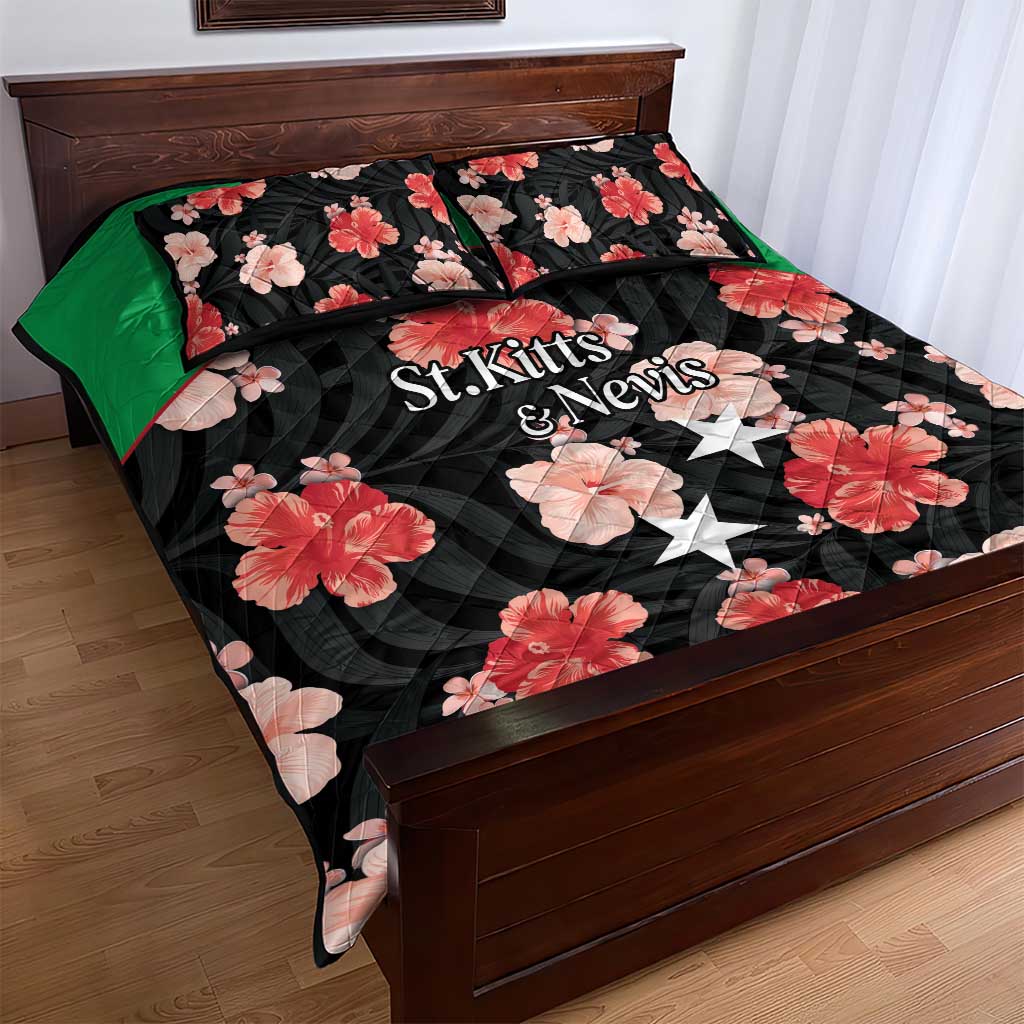 Saint Kitts and Nevis Cricket Quilt Bed Set 2025 Go Patriots Tropical Style - Wonder Print Shop