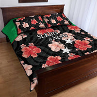 Saint Kitts and Nevis Cricket Quilt Bed Set 2025 Go Patriots Tropical Style - Wonder Print Shop