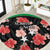 Saint Kitts and Nevis Cricket Round Carpet 2025 Go Patriots Tropical Style - Wonder Print Shop