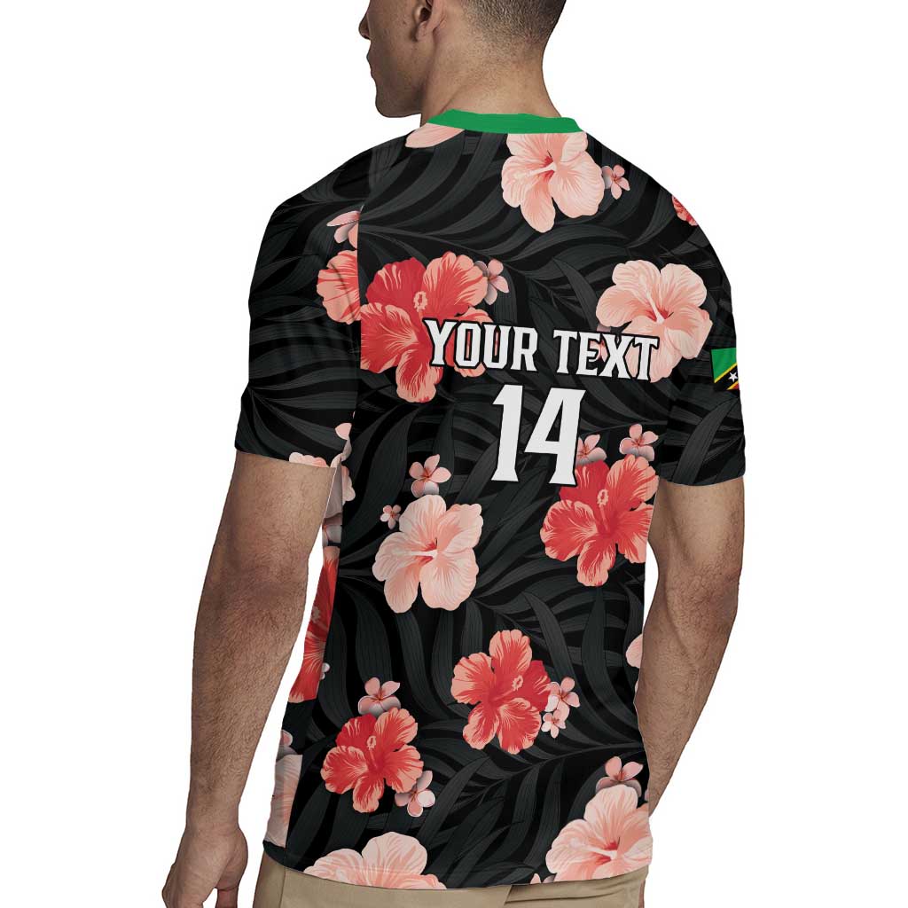 Custom Saint Kitts and Nevis Cricket Rugby Jersey 2025 Go Patriots Tropical Style - Wonder Print Shop