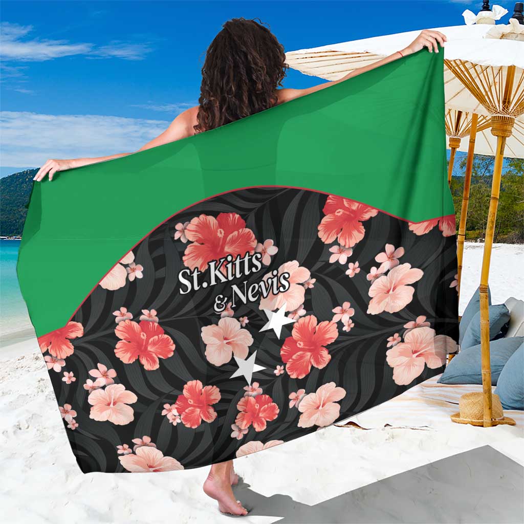 Saint Kitts and Nevis Cricket Sarong 2025 Go Patriots Tropical Style - Wonder Print Shop