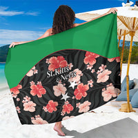 Saint Kitts and Nevis Cricket Sarong 2025 Go Patriots Tropical Style - Wonder Print Shop