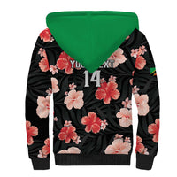 Custom Saint Kitts and Nevis Cricket Sherpa Hoodie 2025 Go Patriots Tropical Style - Wonder Print Shop