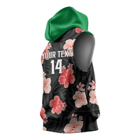 Custom Saint Kitts and Nevis Cricket Sleeveless Hoodie 2025 Go Patriots Tropical Style - Wonder Print Shop