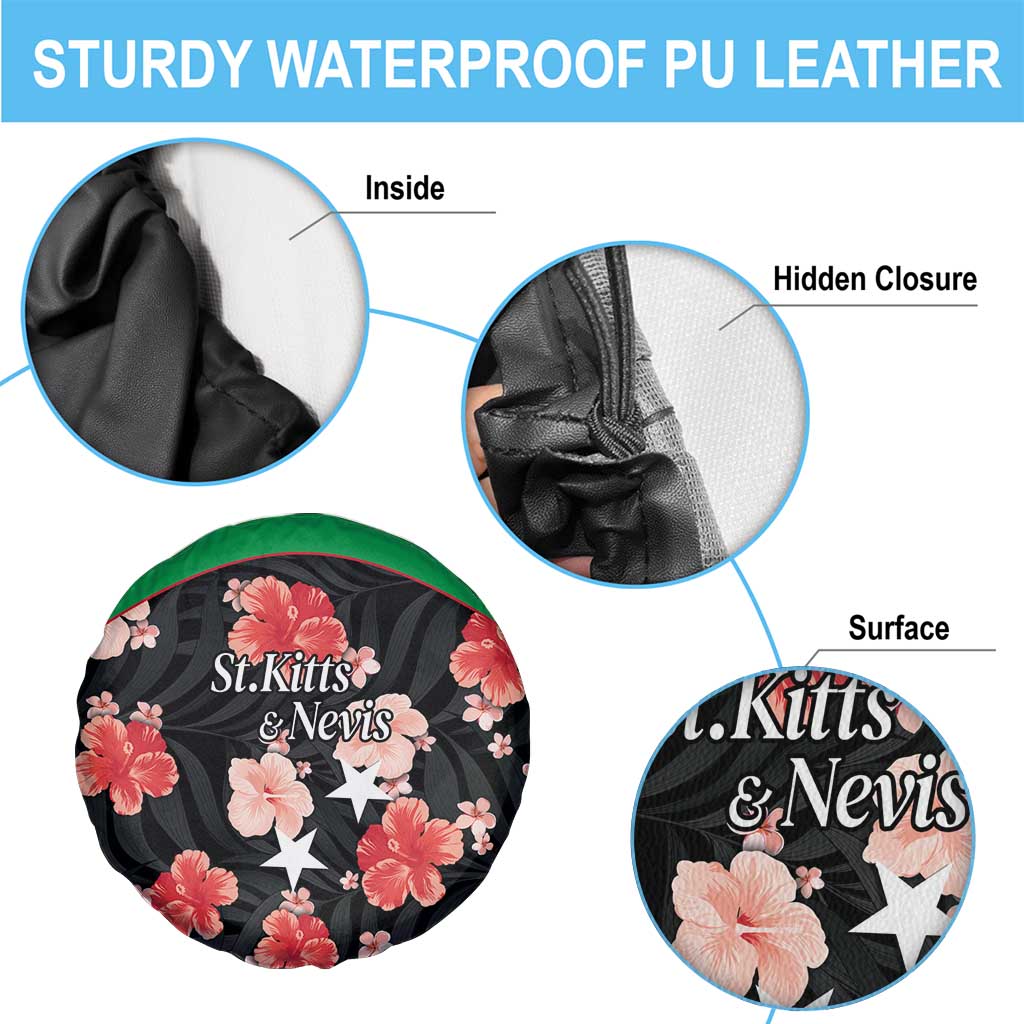 Saint Kitts and Nevis Cricket Spare Tire Cover 2025 Go Patriots Tropical Style - Wonder Print Shop