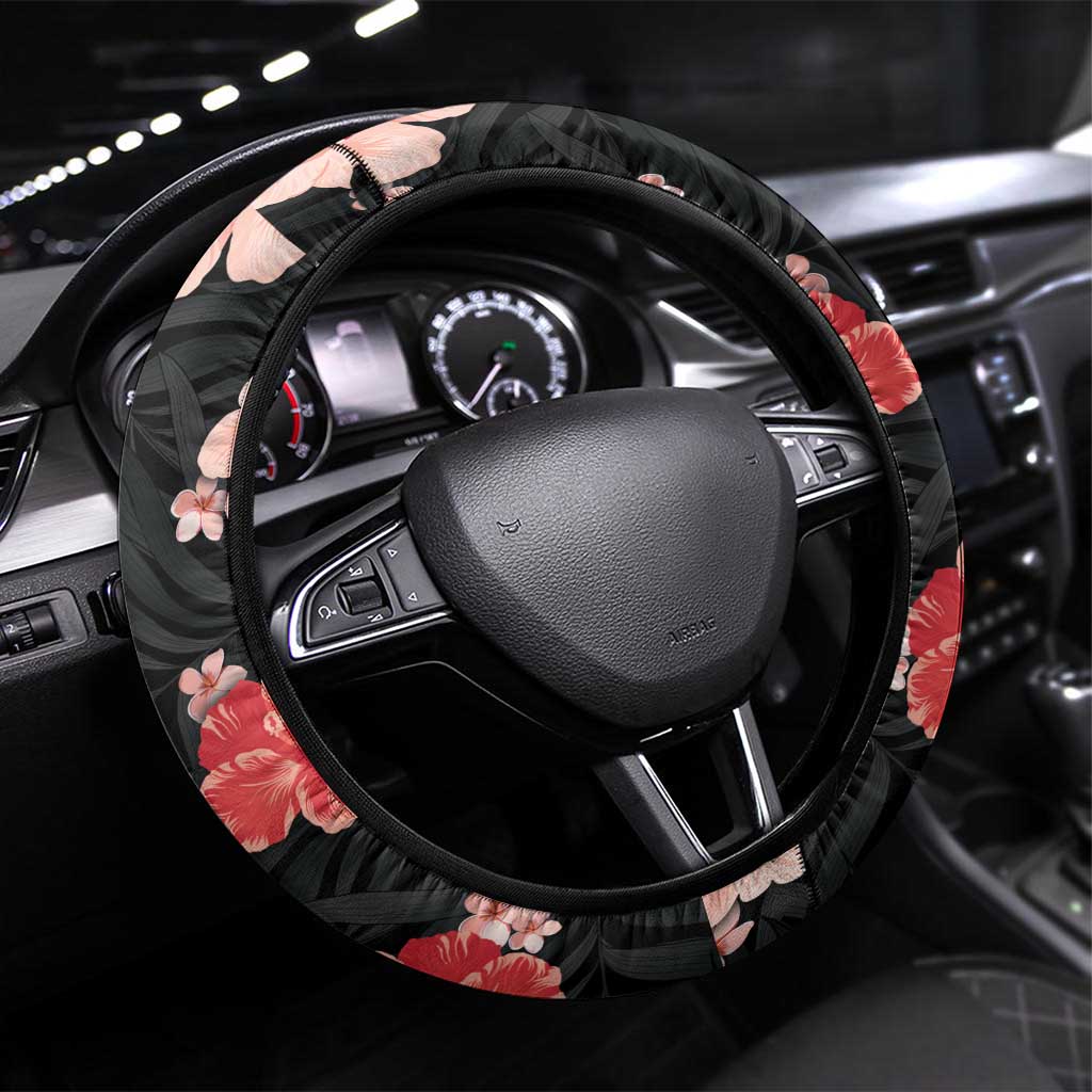 Saint Kitts and Nevis Cricket Steering Wheel Cover 2025 Go Patriots Tropical Style - Wonder Print Shop