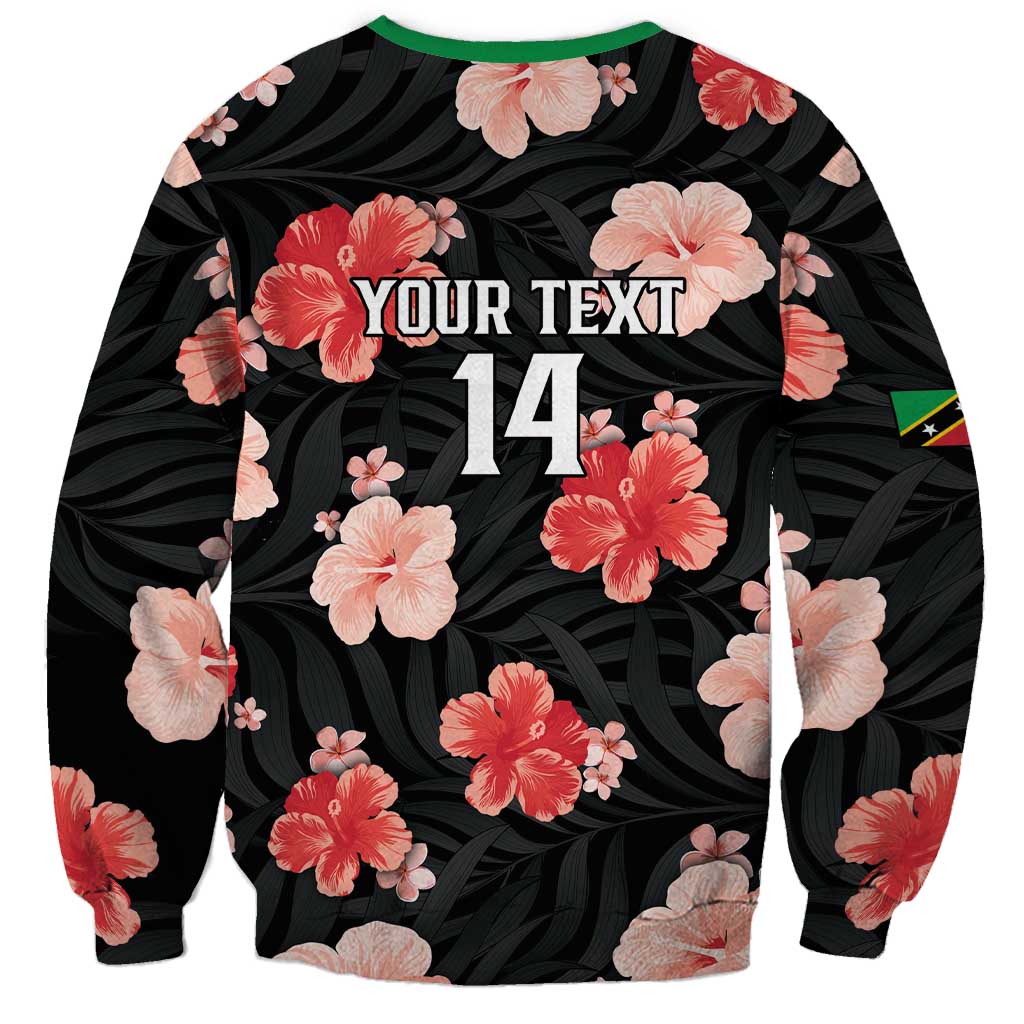 Custom Saint Kitts and Nevis Cricket Sweatshirt 2025 Go Patriots Tropical Style - Wonder Print Shop