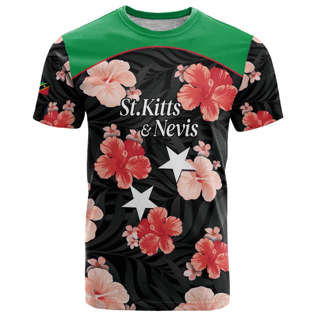 Custom Saint Kitts and Nevis Cricket T Shirt 2025 Go Patriots Tropical Style - Wonder Print Shop