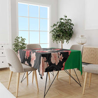 Saint Kitts and Nevis Cricket Tablecloth 2025 Go Patriots Tropical Style - Wonder Print Shop