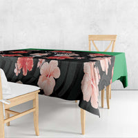 Saint Kitts and Nevis Cricket Tablecloth 2025 Go Patriots Tropical Style - Wonder Print Shop