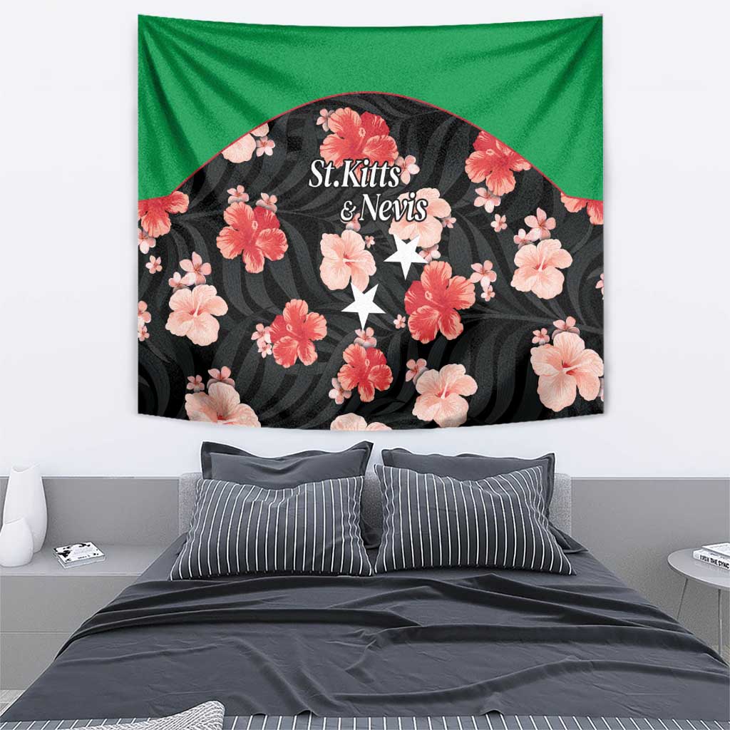 Saint Kitts and Nevis Cricket Tapestry 2025 Go Patriots Tropical Style - Wonder Print Shop