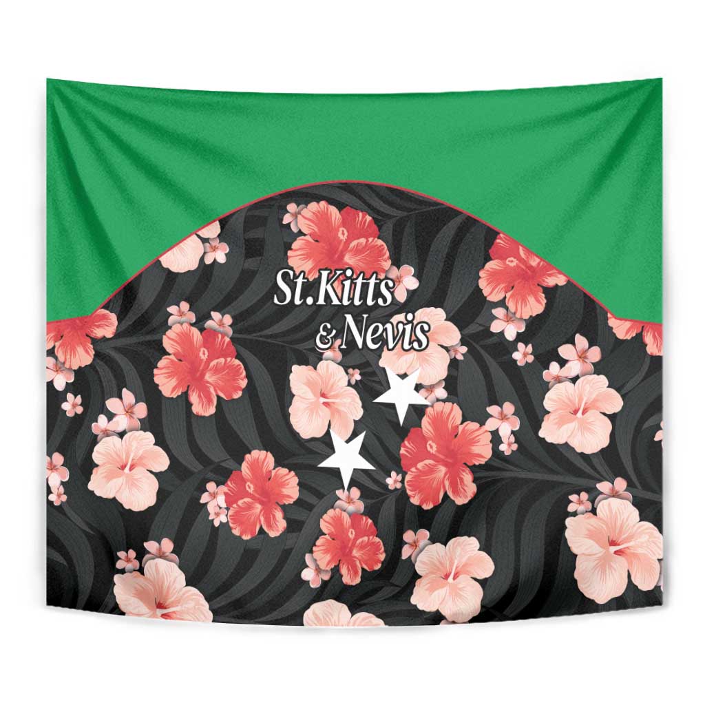 Saint Kitts and Nevis Cricket Tapestry 2025 Go Patriots Tropical Style - Wonder Print Shop